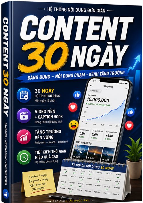 Bonus 2: Lịch Content 30 Ngày