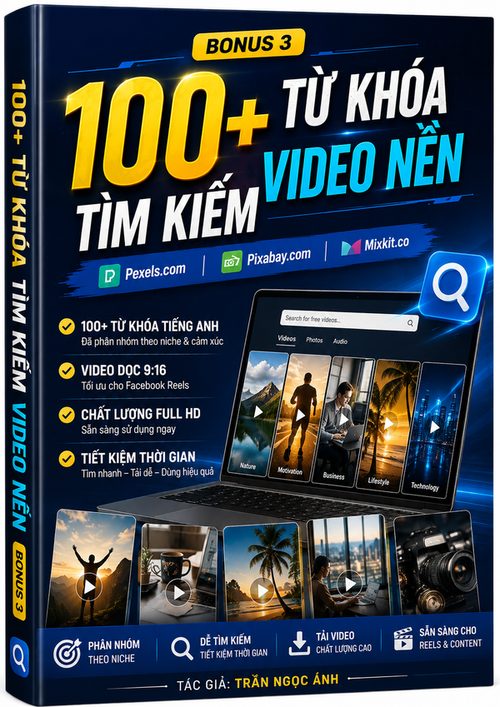 Bonus 3: 100+ Từ Khoá Video Nền